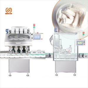 Snus counting and packaging machine