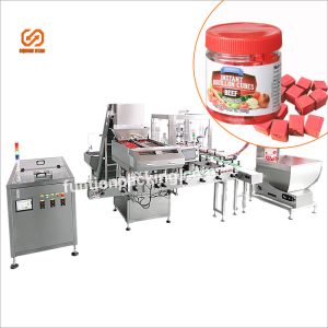 Bouillon cube counting packaging line