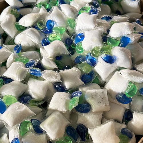 How to count and package laundry pods?